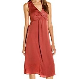 State of Being Flowy Midi Dress, Rust, S